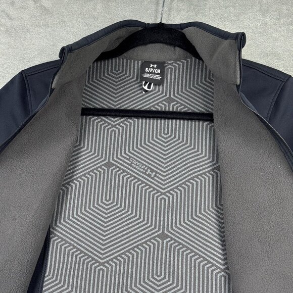 Under Armour Storm Coldgear Infrared Womens S Jacket Navy Zipper Pockets Outdoor - Picture 7 of 11